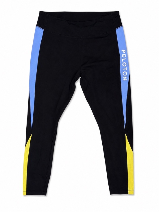 Peloton Pants - Peloton Colorblock High Waist Leggings Women’s 1X Black Blue Yellow